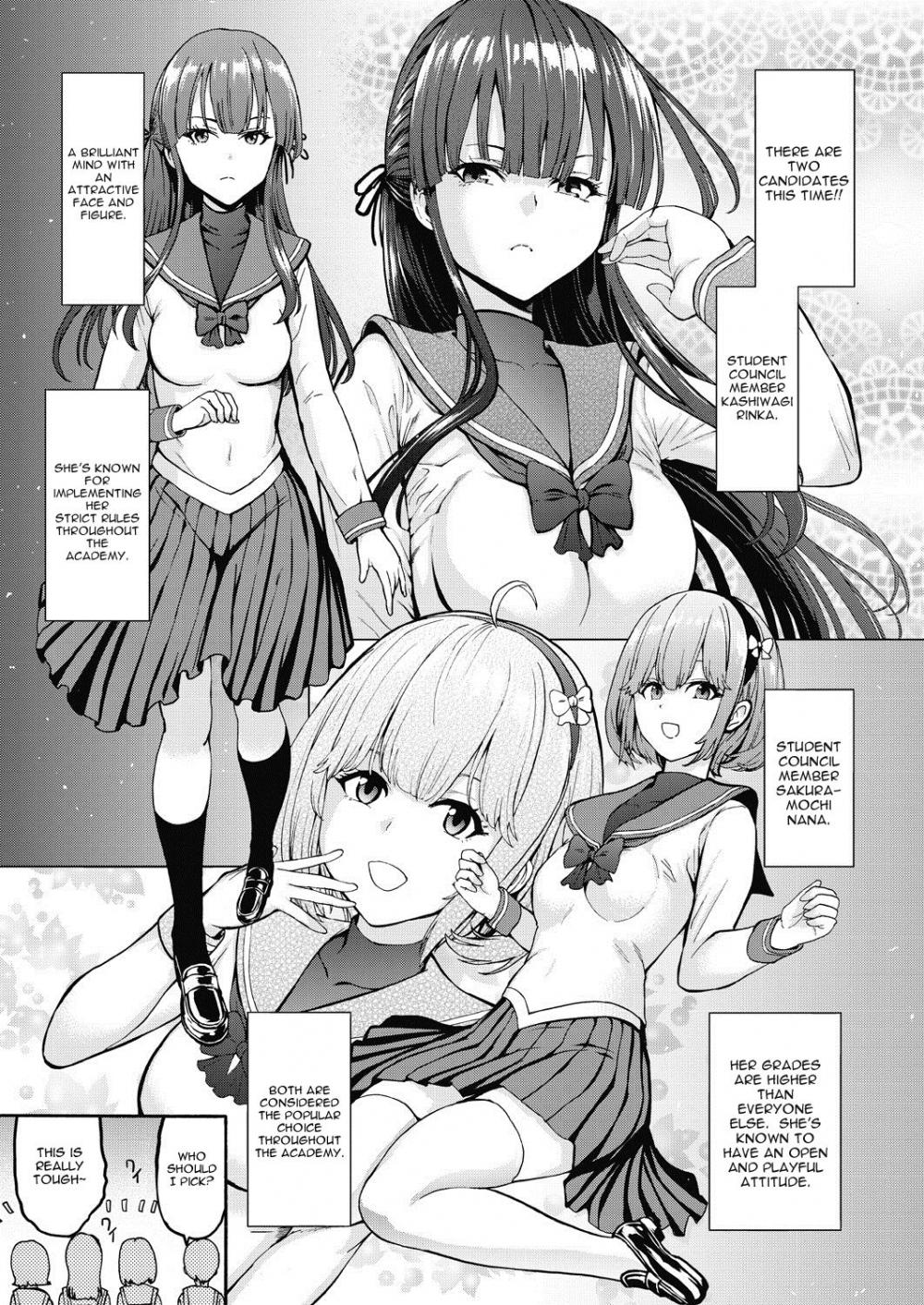 Hentai Manga Comic-Dark Side Student Council President-Chap 1-7